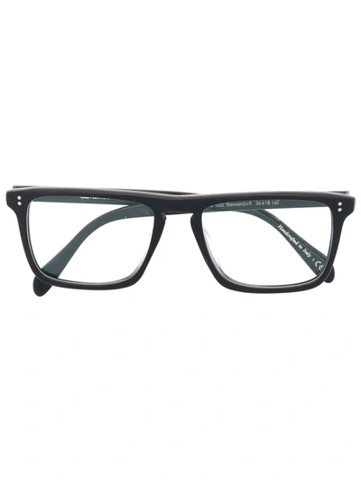 Oliver Peoples Bernardo-r Square-frame Glasses In Schwarz