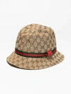 Gucci Cappello Fedora Original Gg In Brown