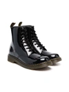 Dr. Martens' 1460 8-eye Leather Boots 6-9 Years In Black