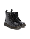 Dr. Martens 1460 Glitter Boots In Black
