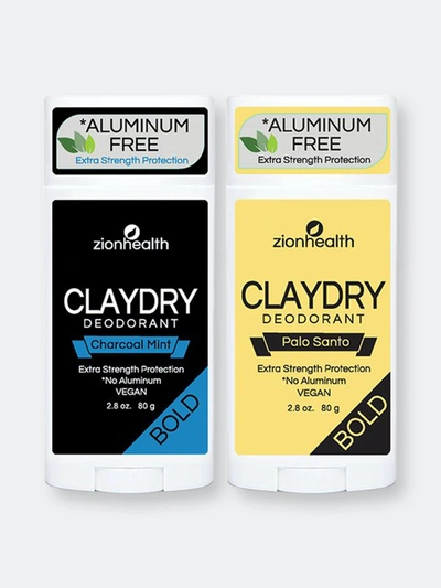 Zion Health Charcoal Mint + Palo Santo Deodorant Duo