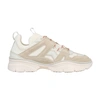 Isabel Marant Kindsay Suede & Leather-trim Sneaker In Chalk