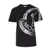 Moncler Logo-print Short-sleeve T-shirt In Black
