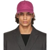 Jacquemus Logo-embroidered Cap In Pink