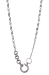 ABOUND SILVER-TONE ROUND CHAIN RING NECKLACE