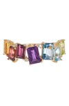 Effy 14k Yellow Gold Baguette Stone Diamond Accent Ring In Multi