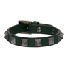 VALENTINO GARAVANI GREEN ROCKSTUD BRACELET