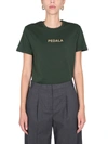 Aspesi Pedala-print Cotton T-shirt In Verde