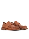 Marsèll Alluce Moccasins In Calfskin In Caramel