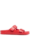 Birkenstock Essentials Arizona Waterproof Slide Sandal In Red