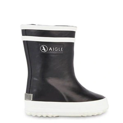 Aigle Baby Flac Lined Rain Boot Navy In Blue