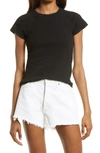 Madewell Westville Raglan Tee In True Black