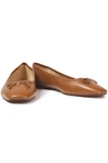 Sam Edelman Jillie Leather Ballet Flats In Saddle Leather