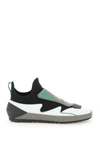 Ferragamo Colourblock Slip-on Sneakers In Mixed Colours