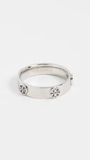 Tory Burch Miller Stud Ring In Silver