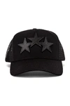 AMIRI 3 STAR TRUCKER HAT,AMIF-MA44