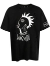 Haculla Punk Logo-print T-shirt In Black