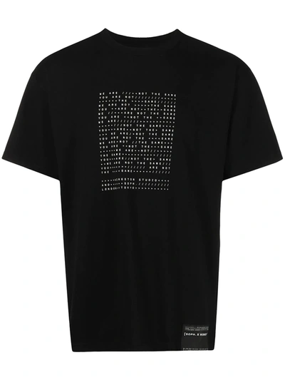 Sophnet Text-print T-shirt In Black