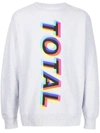 Pleasures Total-print Sweatshirt In Grey