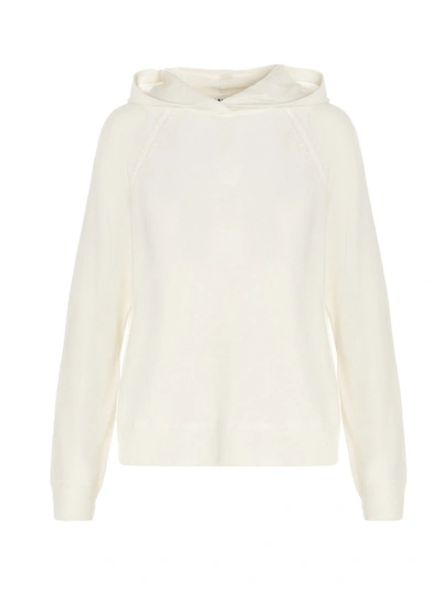 P.a.r.o.s.h . Long Sleeved Knitted Hoodie In White