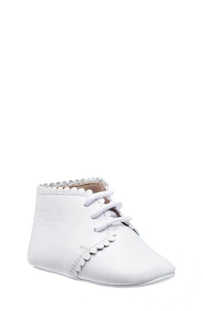 Elephantito Babies' Scallop Bootie In White