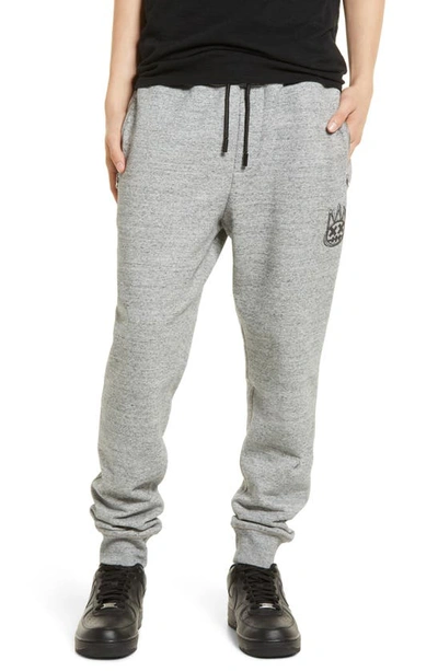 Cult Of Individuality Zip Pocket Sweatpants In Heather Grey
