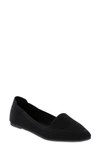 Mia Corrine Knit Flat In Black