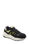 New Balance Black & Yellow 57/40 Sneakers In Black