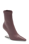 Jeffrey Campbell Combass Bootie In Violet Silver