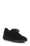Softinos By Fly London Elra Sneaker In 000 Black Tweed/ Felt