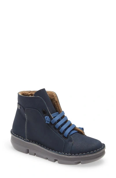On Foot 29001 High Top Trainer In Marino Navy