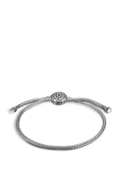 John Hardy Classic Chain Slider Bracelet In Silver