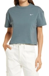 Nike Lab Nrg Crop Cotton T-shirt In Hasta/ White