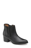 Johnston & Murphy Trista Chelsea Boot In Black Calfskin
