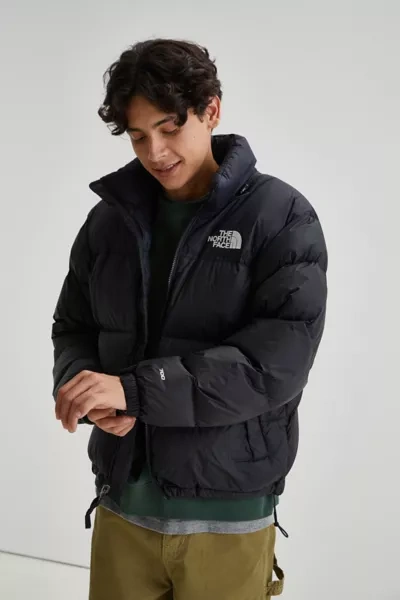 THE NORTH FACE 1996 RETRO NUPTSE PUFFER JACKET IN WASHED BLACK, MEN'S AT URBAN OUTFITTERS,56496946