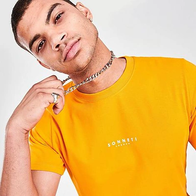 Sonneti Men's London T-shirt In Bright Orange