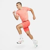 Nike Men's Flex Stride 2-in-1 Shorts In Magic Ember/magic Ember/reflective Silver