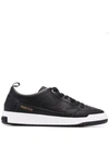 Golden Goose Yeah Sneakers In Leather With Contrasting Inserts In 黑色