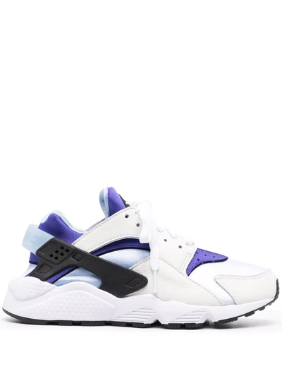 Nike Air Huarache Sneakers Dh4439-100 In White/lapis/aluminum/black