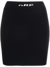 STYLAND RIBBED-KNIT MINI SKIRT