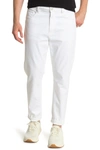 Monfrere Deniro Slim Straight Leg Jeans In White