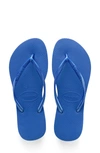 Havaianas Slim Flip Flop In Blue Star