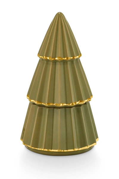 Illume Fresh Balsam Gilded Tree Candle In Light Green