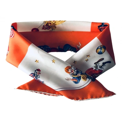 Pre-owned Chopard Silk Neckerchief In Orange