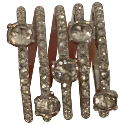 Pre-owned Swarovski Ring In Silver