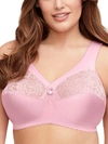 Glamorise Women's Full Figure Plus Size Magiclift Original Wirefree Support Bra In Cameo Pink