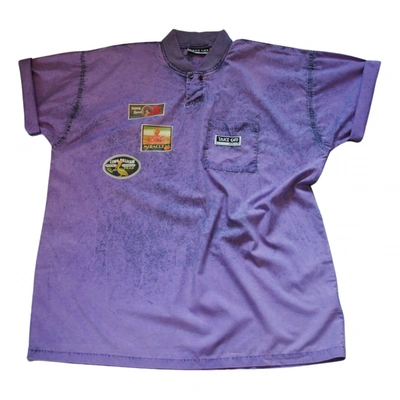 Pre-owned Adidas Originals Polo Shirt In Purple