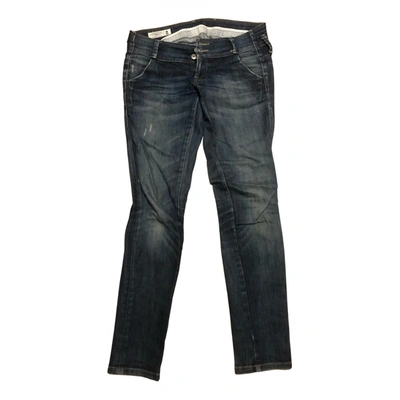 Pre-owned Uniform Experiment Jeans In Blue