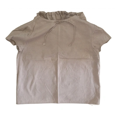 Pre-owned Louis Vuitton Top In Grey