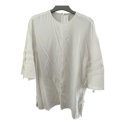 Pre-owned Victoria Victoria Beckham Blouse In White